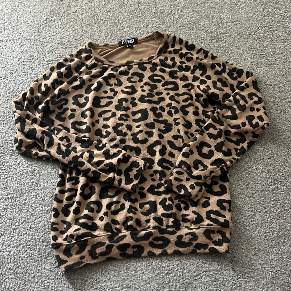 leopard print sweater